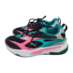 Puma RS-Fast Jr Teal Pink Black Big Kids Sneakers 5
